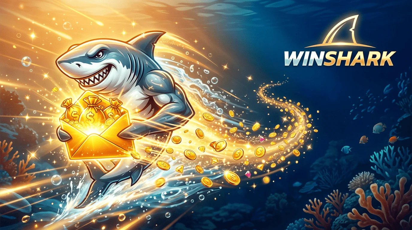 Winshark Austria casino No-Deposit Bonus Coins Grafik